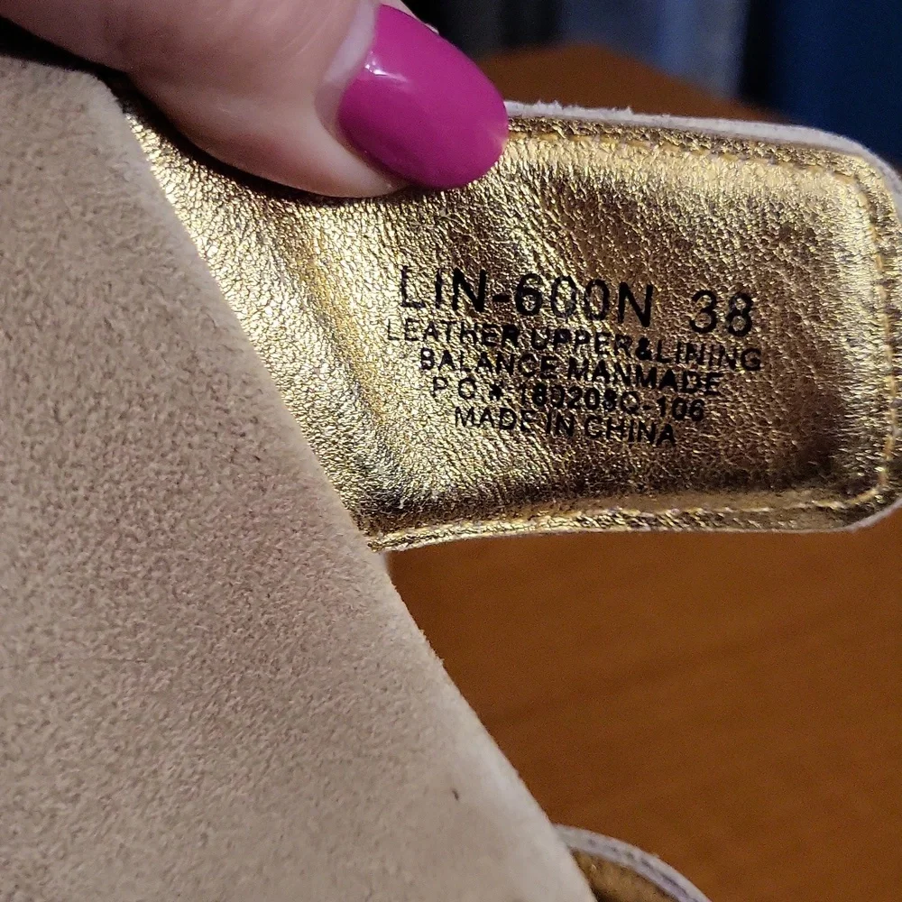 Alegria 8 8.5 Or 38 Embroidered White Sandals With Velcro - Picture 16 of 17